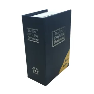 Para kutusu sözlük kapak gizli çelik Metal özelleştirilmiş kitap