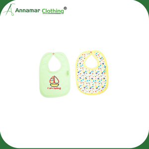 Bavoirs bandana pour bébé personnalisés en gros, 100% coton biologique 2018 - Product Image 1
