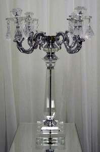 Candelabros y portavelas de cristal simples más vendidos para decoraciones de mesa de boda y Navidad - Product Image 3