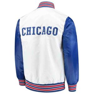 Chaqueta universitaria de béisbol blanca para hombre al por mayor de alta calidad Ropa de abrigo de equipo elegante y duradera - Product Image 3