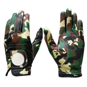 Golf Glove Indonesia Manufacturers Made in Full Leather color Camouflage