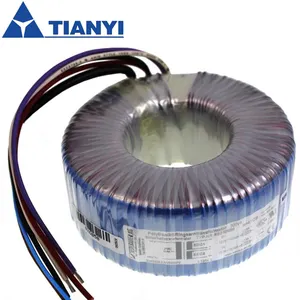 Iron core of toroidal transformer transient voltage protection for toroidal transformer