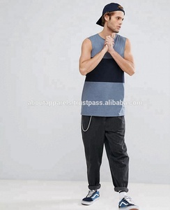 เสื้อสายเดี่ยวสีดำแขนกุดแบบแยกข้างดีไซน์สายยาวมีสไตล์สินค้ามาใหม่ - Product Image 4