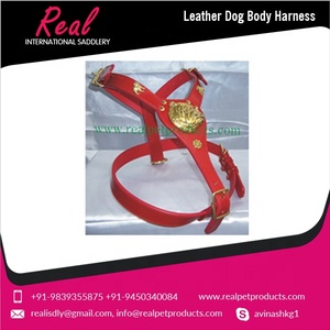 Arnés de cuero de lujo para perros, personalizado, cómodo, accesorios premium para perros, arnés para mascotas - Product Image 2