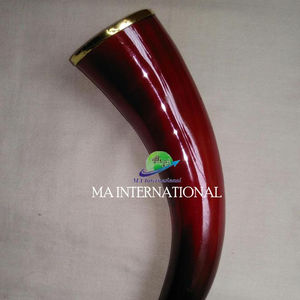 Corne à boire de buffle polie écologique personnalisée Corne à boire de vache nautique de style animal sculpté - Product Image 2