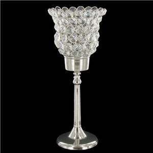 Grand bougeoir en cristal fabriqué à partir de cristal et d'aluminium de haute qualité pour la décoration de la maison décoration de bureau décoration de mariage - Product Image 4