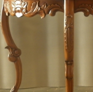 Meuble console de table classique en acajou, prévente - Product Image 4