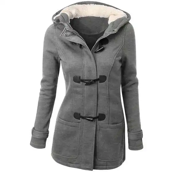 Yeni tasarım bayanlar uzun kadın kış uzun kollu ceket