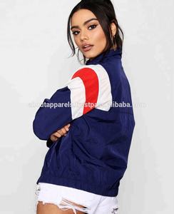 Veste à capuche en Nylon extra large pour femme, tendance, moderne, couleur verte, coupe-vent, personnalisé, 17 couleurs - Product Image 4