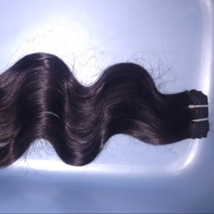 100% meilleurs cheveux humains indiens. Pas de perte et d'emmêlement des cheveux bruts Remy. Un donateur de cheveux Remy de vente chaude d'Inde - Product Image 1