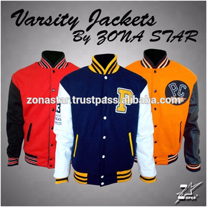 เสื้อแจ็กเก็ตบอมเบอร์เบสบอลสำหรับทุกเพศ, เสื้อแจ็คเก็ตแบบมีกระดุมหนังวัวสำหรับใส่ได้ทั้งผู้หญิงและผู้ชาย - Product Image 3