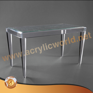 Mesa de centro acrílica transparente, personalizada, moderna - Product Image 1