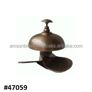 Solid Brass Vintage <b>Hotel</b> Lobby Desk Bell - Product Image 6