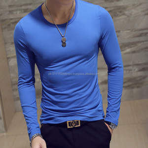 Camiseta Lisa deportiva personalizada de Bruselas para hombre, camiseta con diseño de cuello redondo, camiseta Vintage de alta calidad al por mayor para hombre - Product Image 4