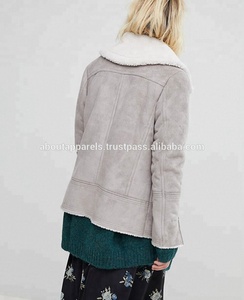 Veste de luxe en cuir et en daim pour femmes, costume Slim Fit de haute qualité, personnalisé en peau de mouton et daim, avec glands - Product Image 2