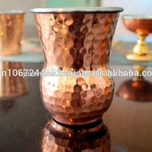 แก้วกาแฟสเตนเลสพร้อมอุปกรณ์เสริมสำหรับบาร์แก้วเครื่องดื่มทำจากทองแดงทุบสไตล์ Napa - Product Image 3