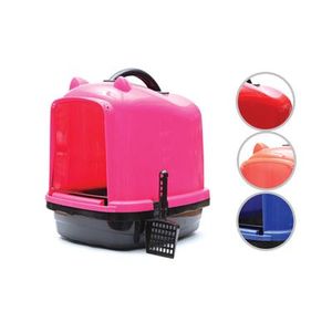 กล่องทรายแมวพลาสติกห้องน้ำแมวสัตว์เลี้ยงแบบปิดสบายเป็นมิตรกับสิ่งแวดล้อม - Product Image 1