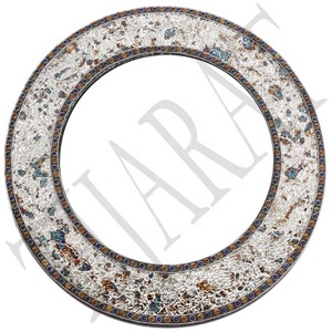 Miroir mural décoratif avec verre et métal Miroir intelligent style Art déco - Product Image 6