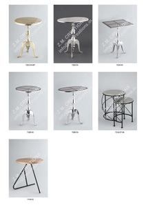 Mesa de centro de metal de aluminio plateado moderno, mesa auxiliar para decoración de sofá en el hogar, oficina o sala de estar, muebles elegantes - Product Image 6