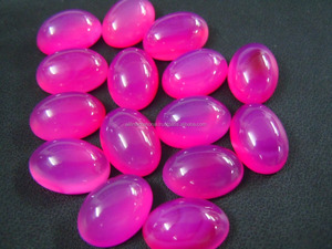 Hermosa suave 10x14MM Rosa Calcedonia Cabujón Natural Oval Suelta Piedra preciosa tratada térmicamente para anillo - Product Image 5