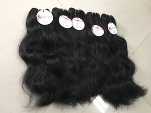 Precio de Venta al por mayor pelo virginal vietnamita extensión 100% cabello humano sin procesar no tinte no químico Paquete de pelo natural ondulado - Product Image 6