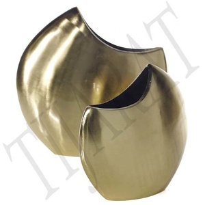 Florero de aluminio moderno de diseñador para la decoración de bodas del hotel en casa-jarrón de mesa de alta calidad con opción de logotipo personalizado - Product Image 5