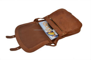 100% Genuine Leather Handbag Women Vintage Handcrafted Genuine Leather Crossbody Shoulder Bag High Quality Large Brown <b>Sling</b> Bag - Product Image 4