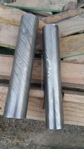 Damasco trenzado redondo de acero Billet Bar para guardia y anillo de joyas haciendo - Product Image 3