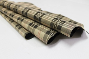 Plaid et noir Double face imprimé peau d'agneau cuir Napa doux qualité supérieure en gros peaux de mouton pour des créations uniques - Product Image 5