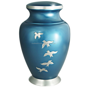 อลูมิเนียมนกบินเผาไหม้ Urn สําหรับเถ้า - Product Image 1