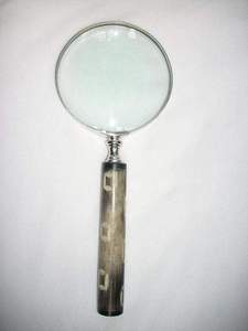 Magnifying Glass With Leather Handle, Nautical Magnifier - Product Image 4