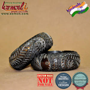 Bracelets en résine bakélite, cheval de mer personnalisé, bijoux vintage - Product Image 2