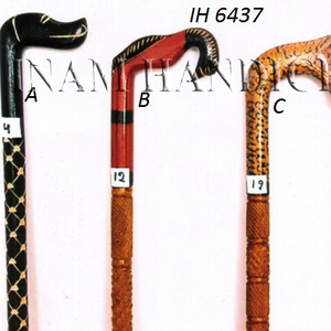 Bastón de madera hecho a mano con mango de madera, diseño bonito y de alta calidad - Product Image 3