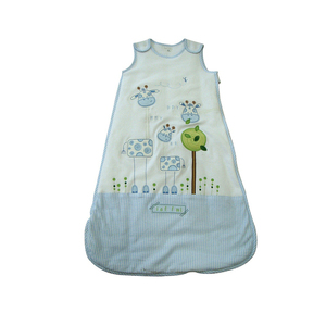 Saco de dormir de algodón orgánico para bebé, venta al por mayor, 100% muselina, con 100% personalizado, servicio OEM - Product Image 1