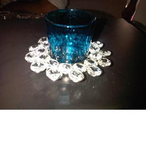 Crystal Metal Handmade <b>Tealight</b> Holder with Blurred Glass Votive Elegant Wedding Decoration Candle Holders <b>Lanterns</b> & Jars - Product Image 2