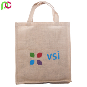 Vente en gros de sac cabas en toile de coton blanc imprimé personnalisé sac à provisions réutilisable lavable avec logo personnalisé sac vierge promotionnel - Product Image 4