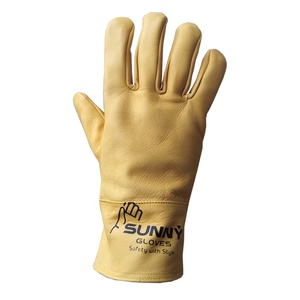 ถุงมือหนังอาร์กอนแพะสีเหลืองคุณภาพสูง - Product Image 4