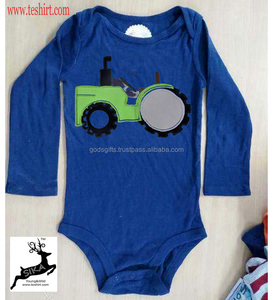 Mameluco de bebé de tela de punto personalizado unisex ropa para recién nacidos y niños pequeños con cierre de botón a presión en línea al por mayor de Tirupur - Product Image 6