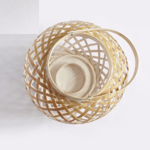 Nouveau style Lanterne en bambou de haute qualité Abat-jour en bambou décoratif pas cher en gros - Product Image 4