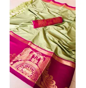 Lifestyle Patola Silk Cotton Work Saree Fancy Sari / Saree