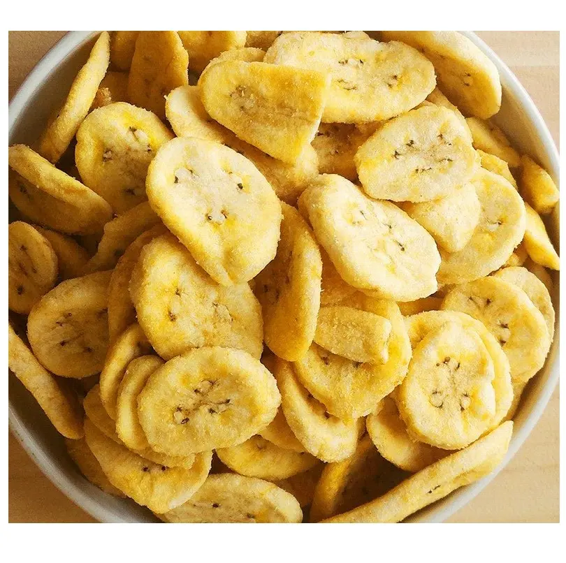 Competitivo-buon prezzo // patatine di Banana essiccate croccanti-senza zucchero-Made in Vietnam // Ms Daisy