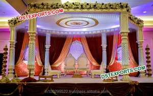 มณฑปเดวดาสสีทองแบบดั้งเดิม มณฑปเดวดาสงานแต่งงานแบบอินเดีย มณฑปไฟเบอร์เมลเบิร์น - Product Image 5
