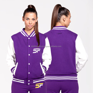 Vestes d'université pour hommes de grande taille vestes d'université vierges en gros veste d'université letterman unie avec logo personnalisé pour hommes 2024 - Product Image 2