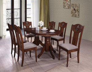 โต๊ะวงรีทรงเอ็มไพร์สองขา - Product Image 1