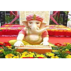 Statue Ganesha de mariage animé, Statue d'halloween, pour mariage, décoration musicale, bienvenue de mariage - Product Image 1
