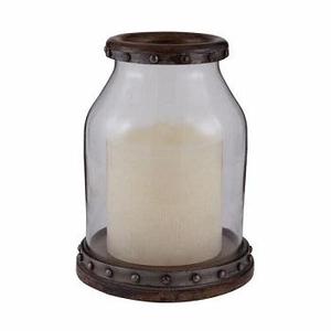 Grande bougie à cire en verre avec verre de bois, style créatif, à bas prix - Product Image 4