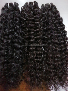 Usine de gros toutes les textures vague droite cheveux bouclés en vrac cheveux humains naturels cheveux humains bruts indiens - Product Image 3