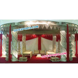 Mandaps ผ้าโพกหัวคริสตัลสำหรับงานแต่งงาน,Mandap ผลิตจากเส้นใยคริสตัลสำหรับงานแต่งงานใหม่ล่าสุด - Product Image 1