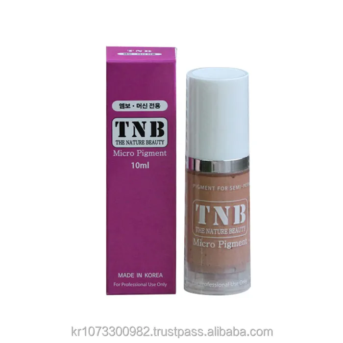 TNB Mikropigment Mikropigment Kosmatische Lippen Farbe Tattoo-Tinte fortgeschrittene Pigmente dauerhaftes Make-up Made in Korea