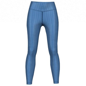 Mallas de yoga para mujer Leggings impresos personalizados Fabricante de suministro al por mayor pantalones elásticos para gimnasio Fitness y uso deportivo - Product Image 1